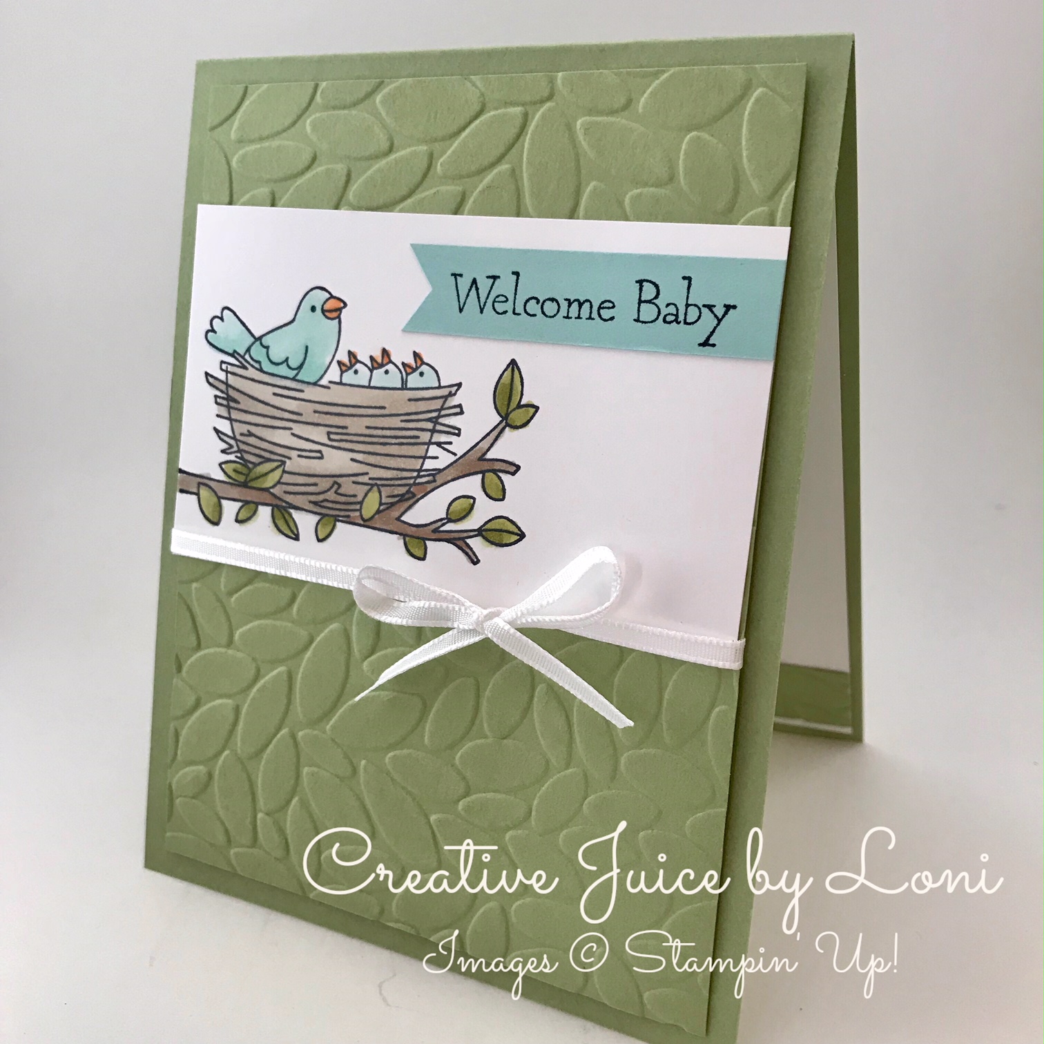 Flying Home Baby Card