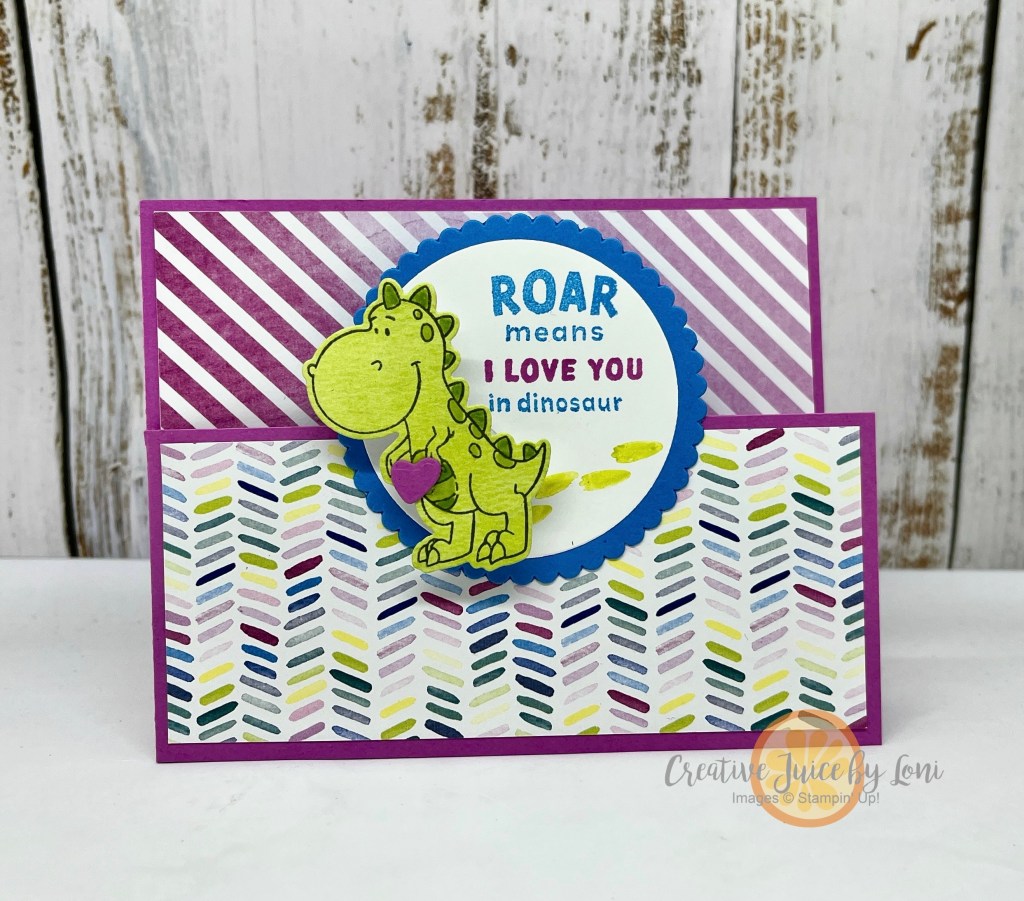 Darling Dino Wobble Card