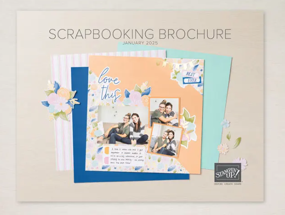 Stampin' Up! January 2025 scrapbooking Brochure