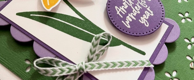 Daffodil Card Stampin’ Up!®️ Reason to Celebrate and Seasonal Celebrations