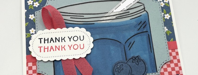 Filled with Sweetness bundle by Stampin' Up, A spoonful of thanks card