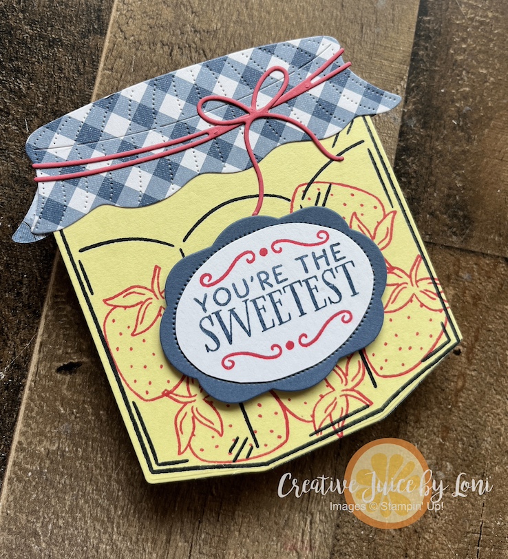 Stampin’ Up!®️ Homemade Sweetness Mini Accordion Album, Filled with Sweetness
