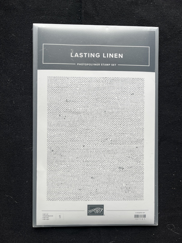 Lasting Linen Background Stamp