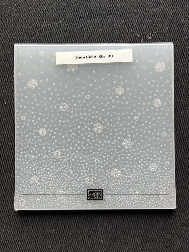 Stampin’ Up!®️ Snowflake Sky 3D Embossing Folder