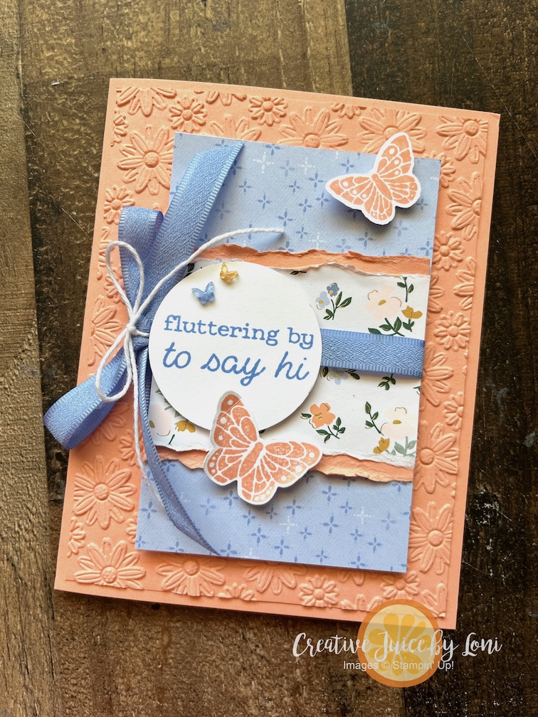 Stampin’ Up!®️ All Aflutter bundle with The